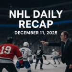 NHL DAILY RECAP - December 11, 2025 | IHM News