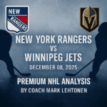 New York Rangers vs Vegas Golden Knights Preview | NHL Analysis 08 December 2025