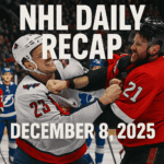 NHL Daily Recap - December 8, 2025 | IHM Game Flow & Coach Mark Bench Notes