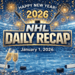 NHL DAILY RECAP | January 1, 2026 | IHM News