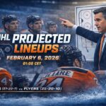 NHL Projected Lineups - Game Day February 6, 2026