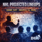 NHL Projected Lineups - March 14, 2026