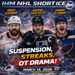 NHL Short Ice: Suspension, Streaks, OT Drama | Mar 14