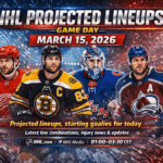 NHL Projected Lineups - March 16, 2026