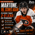 Martone Breakout - Flyers Take Control vs Penguins | IHM