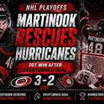 Martinook Wins in 2OT - Hurricanes Take 2-0 Lead | IHM