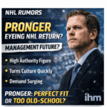 Pronger Return NHL Management Rumors