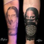 takarás kar fekete tetoválás, cover arm black tattoo
