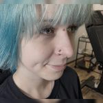 három darab orr piercing, three nose piercings