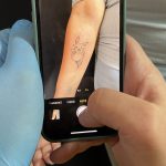 fotó tetoválás alkar, photo tattoo forearm