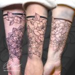 virág mandala alkar tetoválás Budapest, flower mandala forearm tattoo Budapest