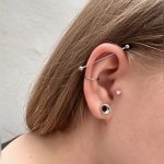 fülcimpa lobe piercing karika fülbevaló helix industrial piercing Budapest, earlobe lobe piercing hoop earrings helix industrial piercing