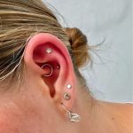 fülcimpa lobe piercing karika fülbevaló helix industrial piercing Budapest 6, earlobe lobe piercing hoop earrings helix industrial piercing 6