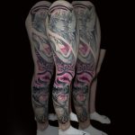 egész láb portré realisztikus színes tetoválás test tetoválás Budapest, full leg portrait realistic color tattoo body tattoo Budapest