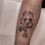 mesefigura fa tetoválás Budapest, fairy tale character tree tattoo Budapest