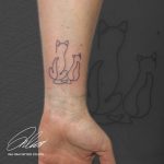 macska tetoválás Budapest, cat tattoo Budapest