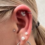 helix karika piercing tragus ékszer, helix hoop piercing tragus jewelry