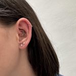piercing Budapest daith helix lobe Kardos Dávid