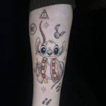 Harry Potter Stitch alkar tetoválás tattoo