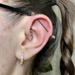 piercing pierced industrial lobe tragus Budapest XIII kerület Ink Man Tattoo Studio Budapest