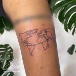 térkép kontinens világ bolygó utazás világutazás körütazás emlék élmény tetoválás, map continent world planet travel world tour memory experience tattoo