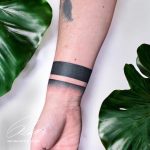karperec black work karpánt sótét fekete tetoválás, bracelet black work bracelet salted black tattoo