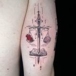 mérleg ész pénz könyv inteligencia tanulás kard egyensúly tetoválás, balance mind money book intelligence learning sword balance tattoo