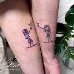 páros tetoválás barát család összetartozás emlék budapest tetoválás, couple tattoo friend family togetherness memory budapest tattoo