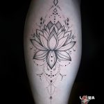 lótusz mandala tetoválás Budapest Lora, lotus mandala tattoo Budapest Lora