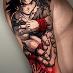 trash polka anime fantasy tetoválás Budapest, trash polka anime fantasy tattoo Budapest