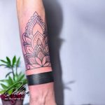 mandala alkar tetoválás, mandala forearm tattoo