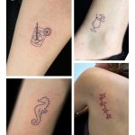 csikóhal pohár koktél vegyes tetoválás Budapest, seahorse glass cocktail mixed tattoo Budapest