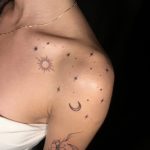 Ink Man Tattoo Studio Budapest XIII. kerület Selmeczi Laura tattoo artist csillag stars Hold Moon