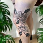 Kovács Júlia tattoo artist Ink Man Tattoo Studio Budapest flower tattoo tetoválás