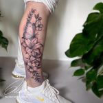 Ink Man Tattoo Studio Budapest XIII. kerület Kovács Júlia tattoo artist flower tattoo