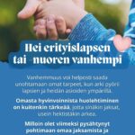 Erityislapsen vanhempi flyer"