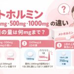 メトホルミン250mg・500mg・1000mgの違い|1日の量は何mgまで? メトホルミン250mg・500mg・1000mgの違い|1日の量は何mgまで?の解説記事