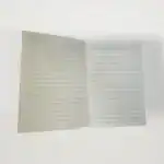 Notitieboek met blanco pagina's voor schrijven en plannen.