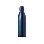 Waterfles in donkerblauw, ideaal voor hydratatie onderweg, met strak design en duurzame materialen.