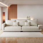MENSOLA（メンソーラ）ソファ｜イタリアンモダン｜サイドラック付きデザイン｜200cm/240cm/280cm/300cm