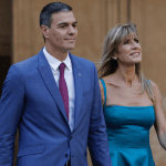 Begoña Gómez, toujours discrète aux cotés de Pedro Sánchez