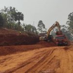 travaux de contournement de la sortie Nord