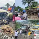 Un terrible accident de voiture