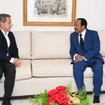 Nicolas Sarkozy au Cameroun