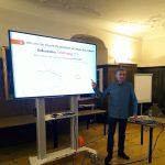 Präsentation beim Vortrag im Gemeindesaal Diessenhofen über Gesundheit