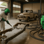 automotive dustless blasting services Massachusetts