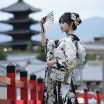 京都 着物レンタル 振袖　八坂神社