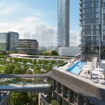 Aerial Looking West at Portage