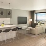 Kitchen & Living Room