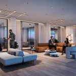 The Main Tower II at The Dawes - Social Lounge The Main Tower II at The Dawes – Social Lounge